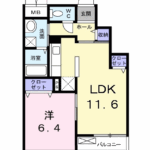 広々とした1LDK☆(間取)